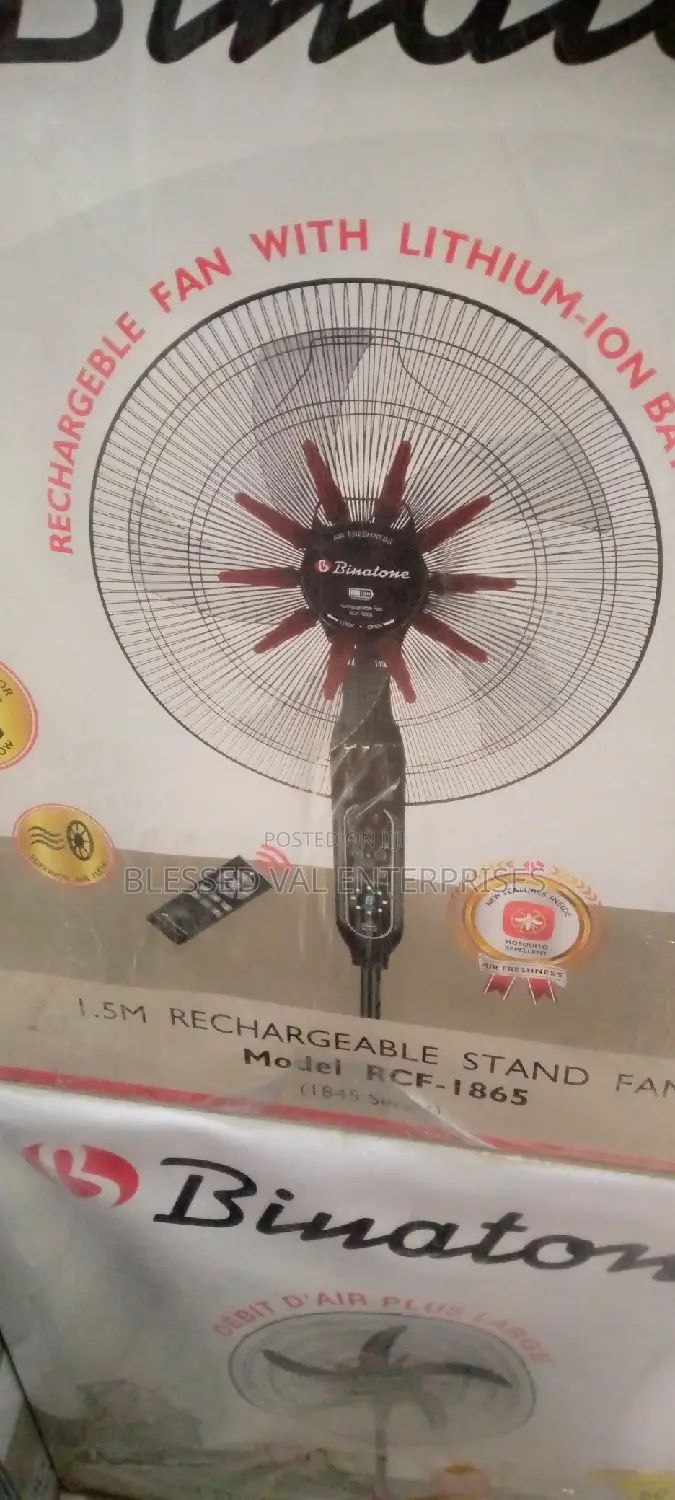 18 Inches Rechargeable Binatone Stand Fan
