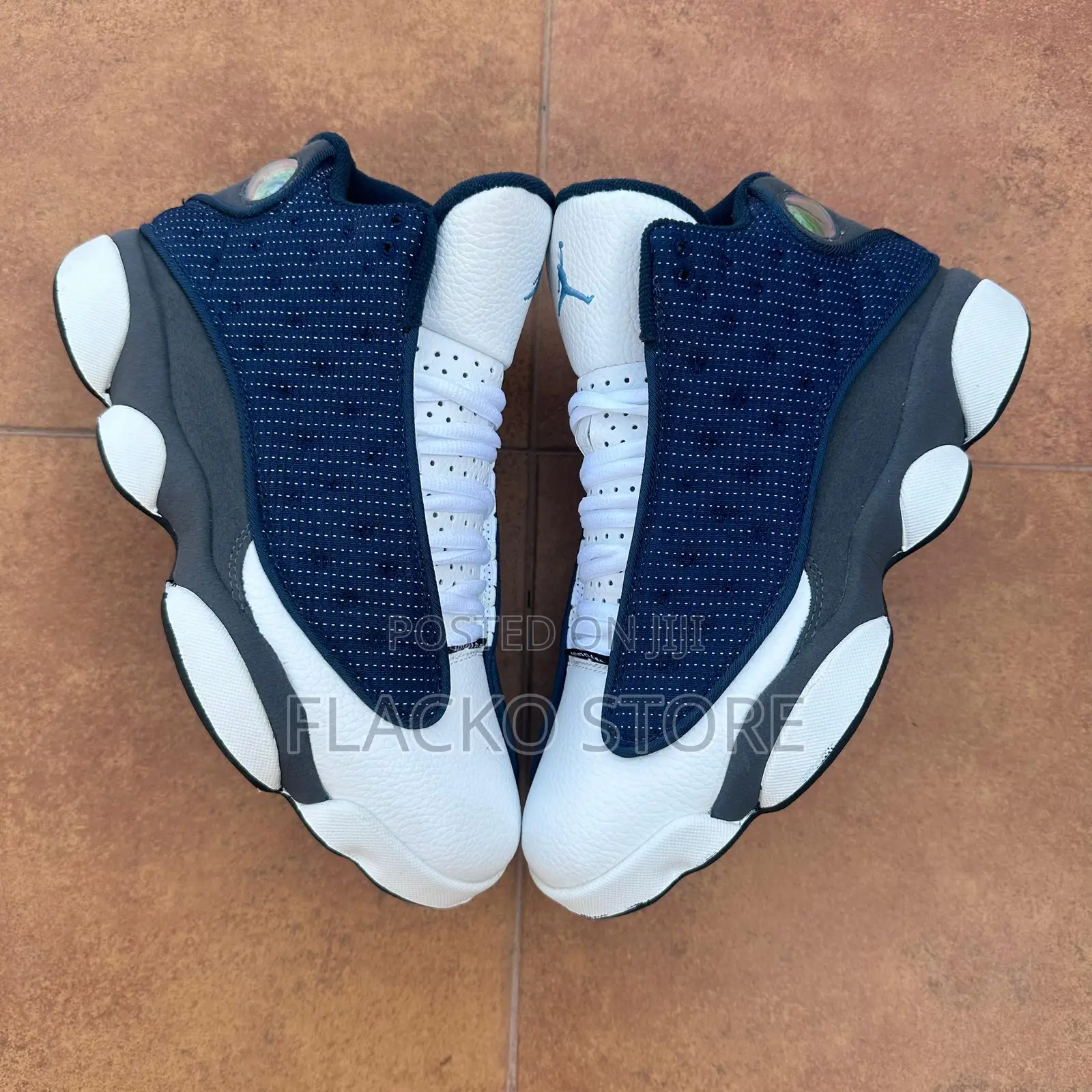 Original Air Jordan 13 Retro Blue Flint Sneakers