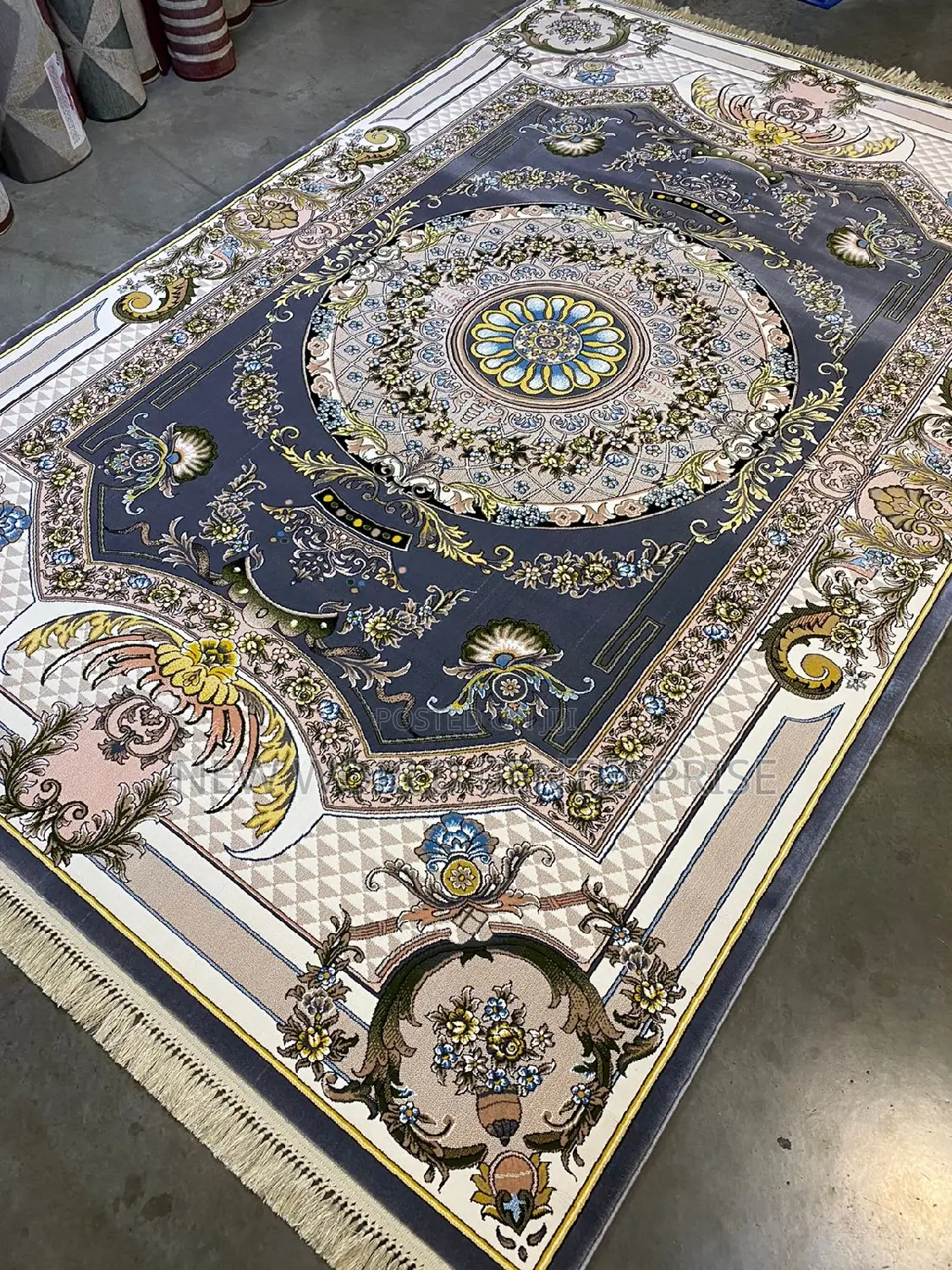 8by11 Feets High Quality Isfahan Vip Persian Rug
