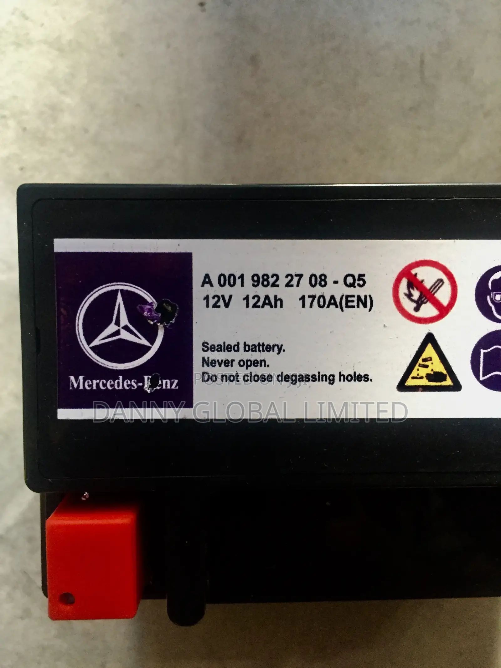 Original Made in Italy  Benz Battery 12amps