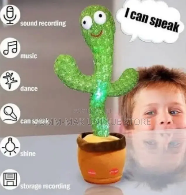 Dancing and Talking Cactus Rechargeable Children Toy