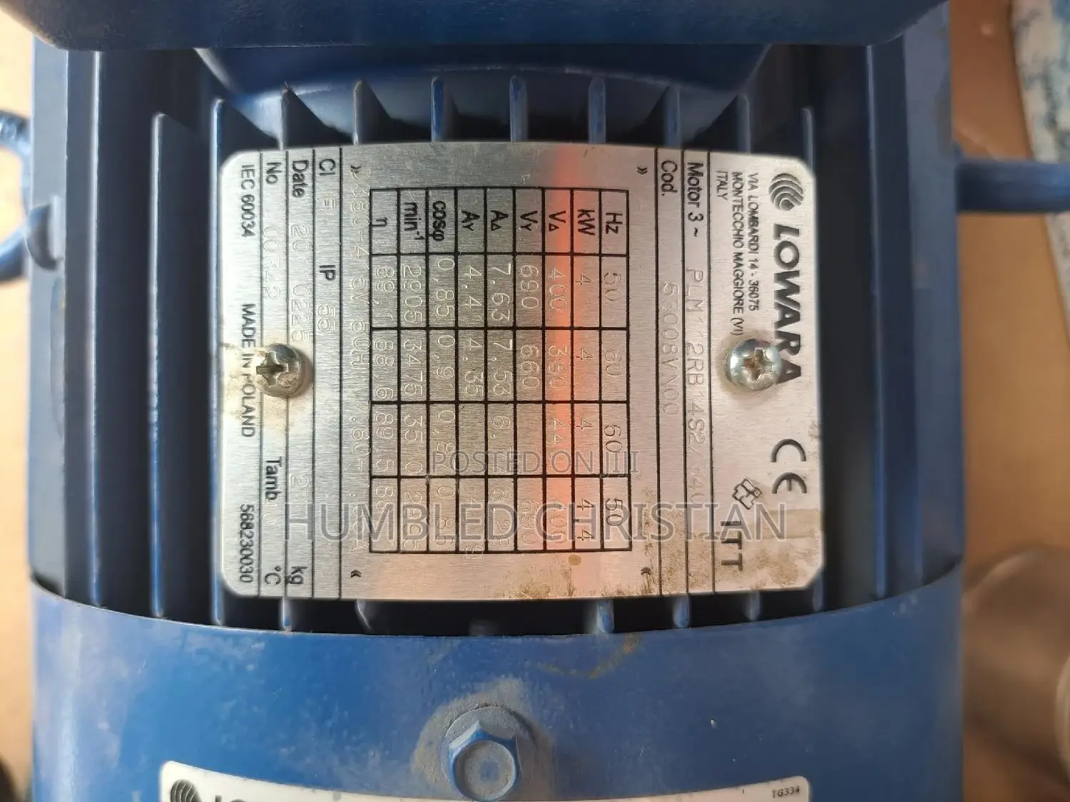 Lowara Surface Pump 5.5hp