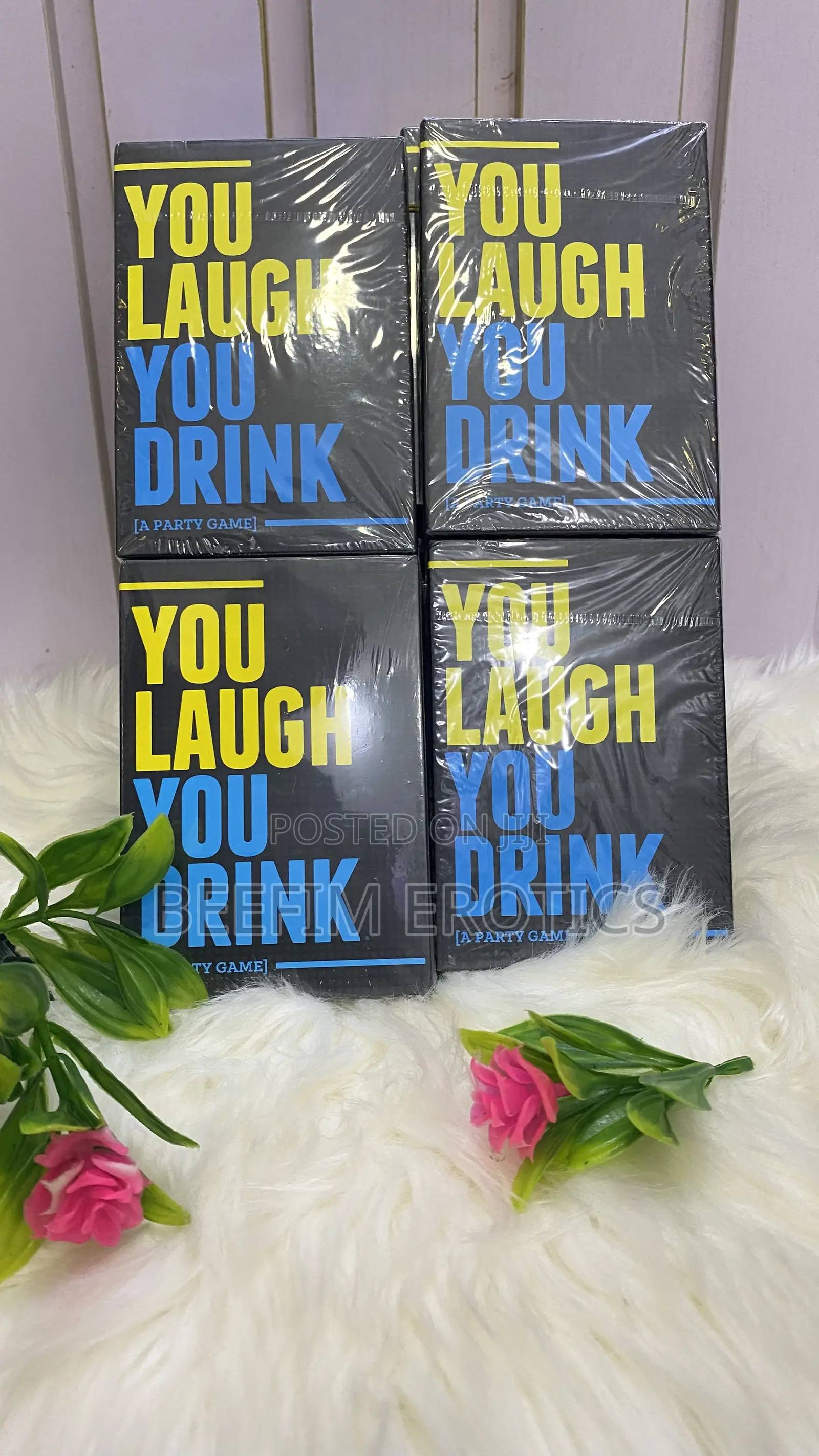 You Laugh You Drink Card Game