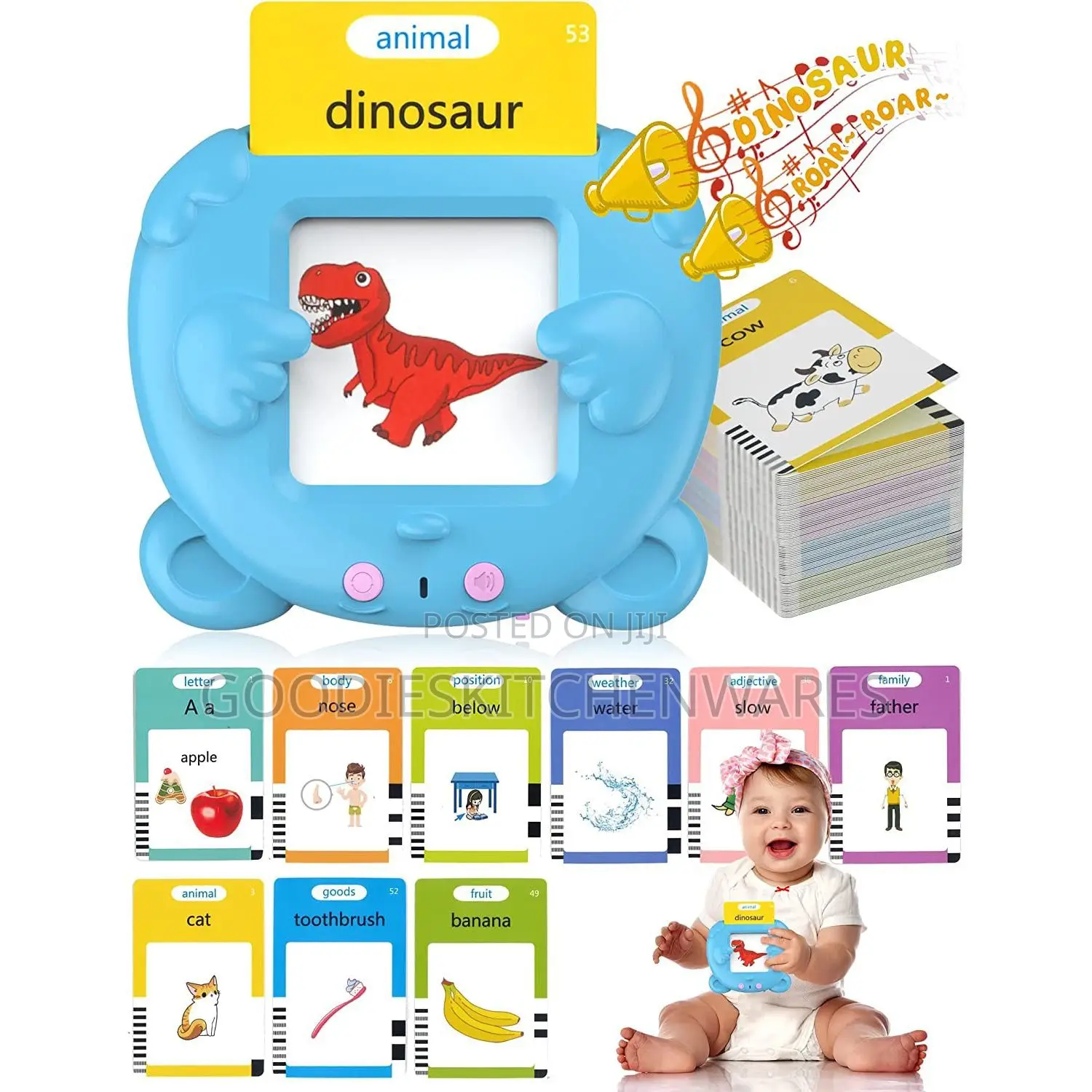 Electronic Kids Learning Talking Flash Cards