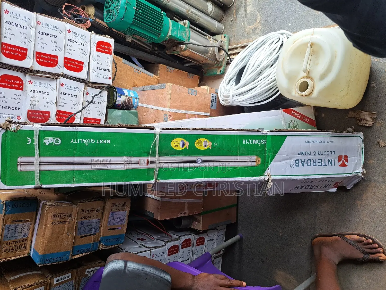 1.5hp Interdab Submersible Pump. Ranging From 0.5hp-10hp