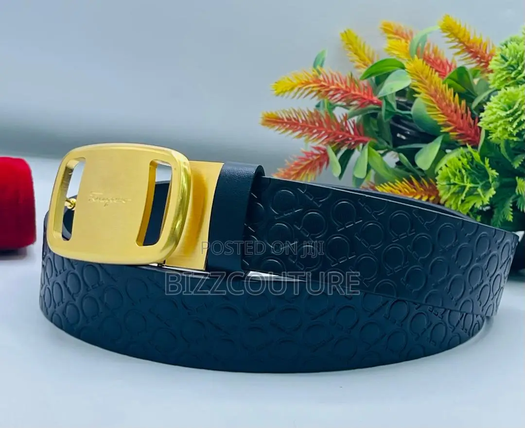 Original SALVATORE FERRAGAMO Leather Belts Available Instore