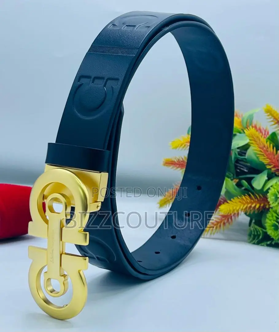 Original SALVATORE FERRAGAMO Leather Belts Available Instore