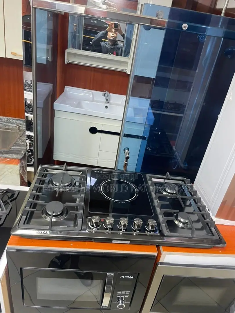 Built-in Gashob Polystar 4 Burner One Electric Ignition 10