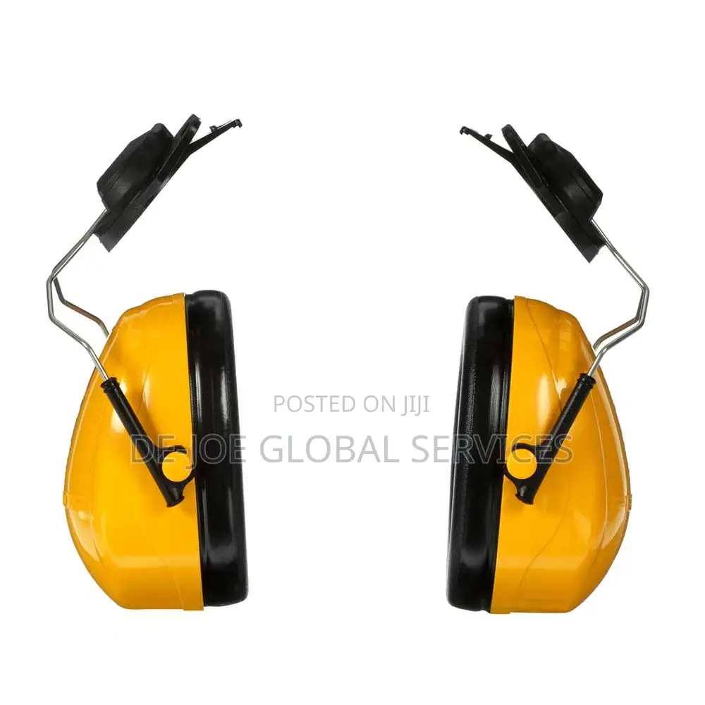 3M Peltor Optime 98 Cap Mounted Earmuffs-Yellow