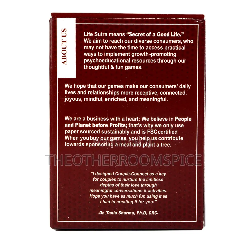 Couple Reconnect: Meaningful Conversation Couple Card Game