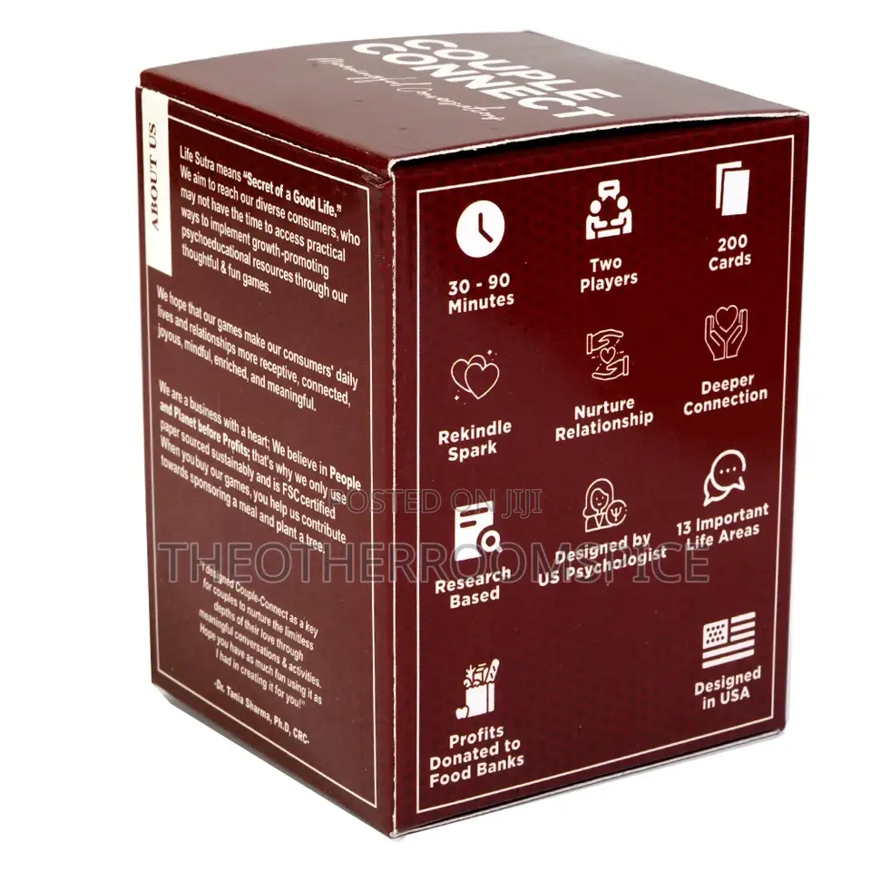 Couple Reconnect: Meaningful Conversation Couple Card Game