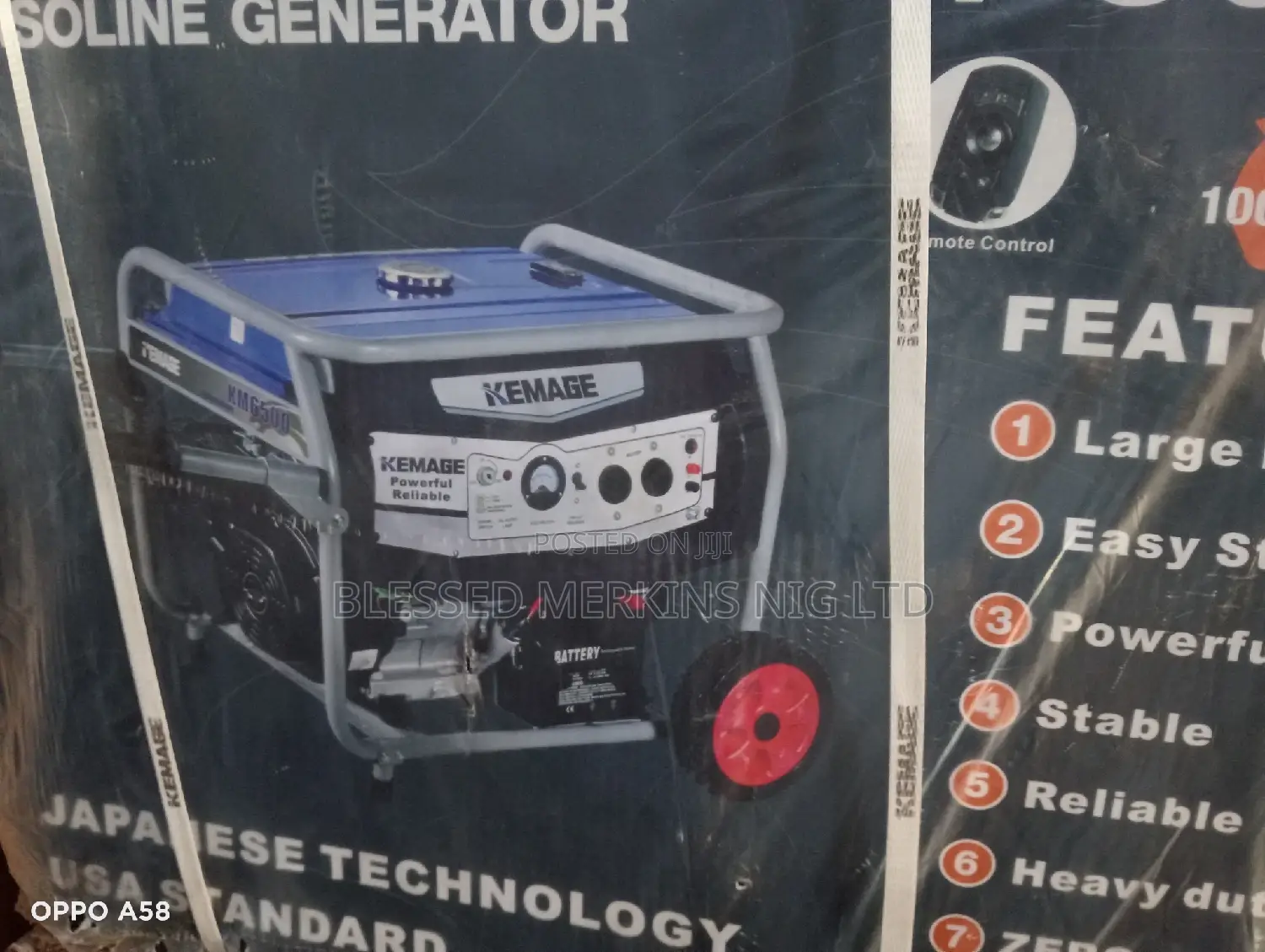 Kemage Petrol Generator 6.5kva