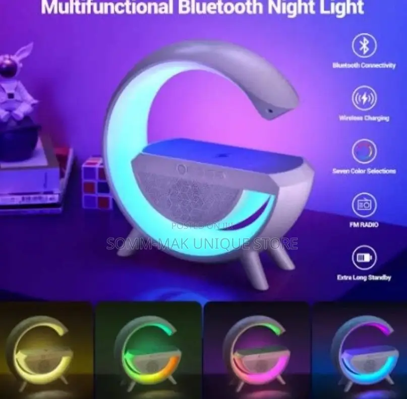 Genres 3 in 1 Wireless Bluetooth Speaker, Wireless Charger