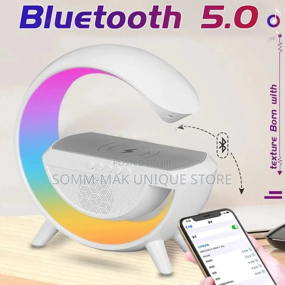 Genres 3 in 1 Wireless Bluetooth Speaker, Wireless Charger
