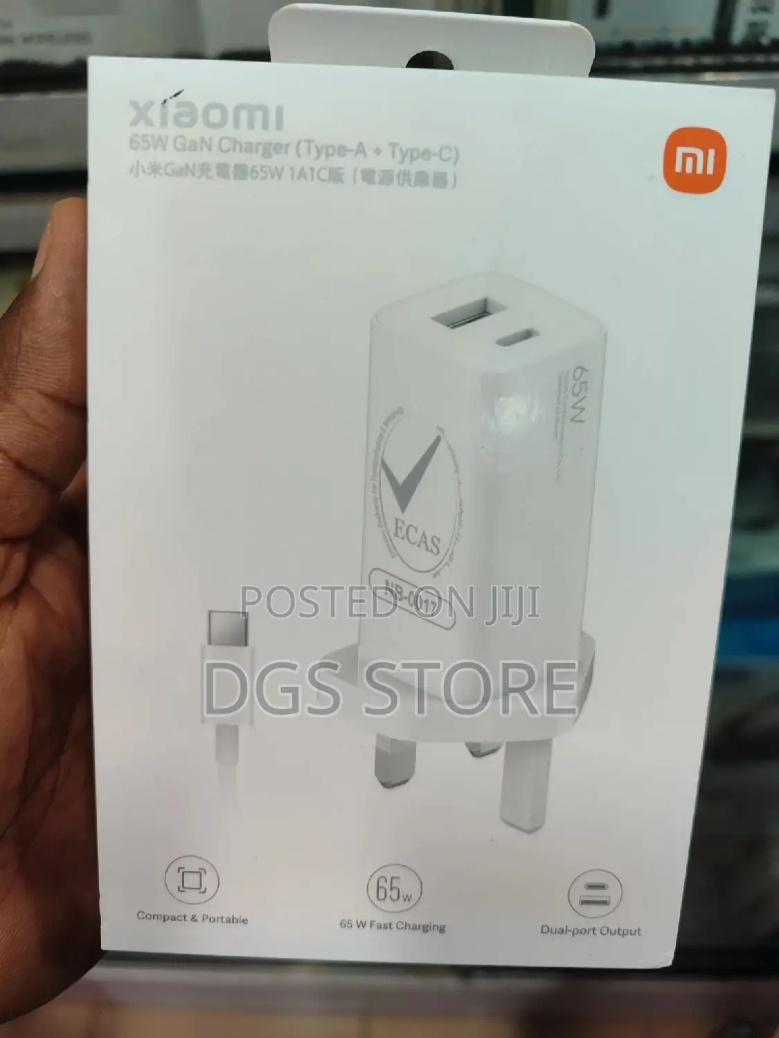 Mi Xiaomi 65w GAN Charger