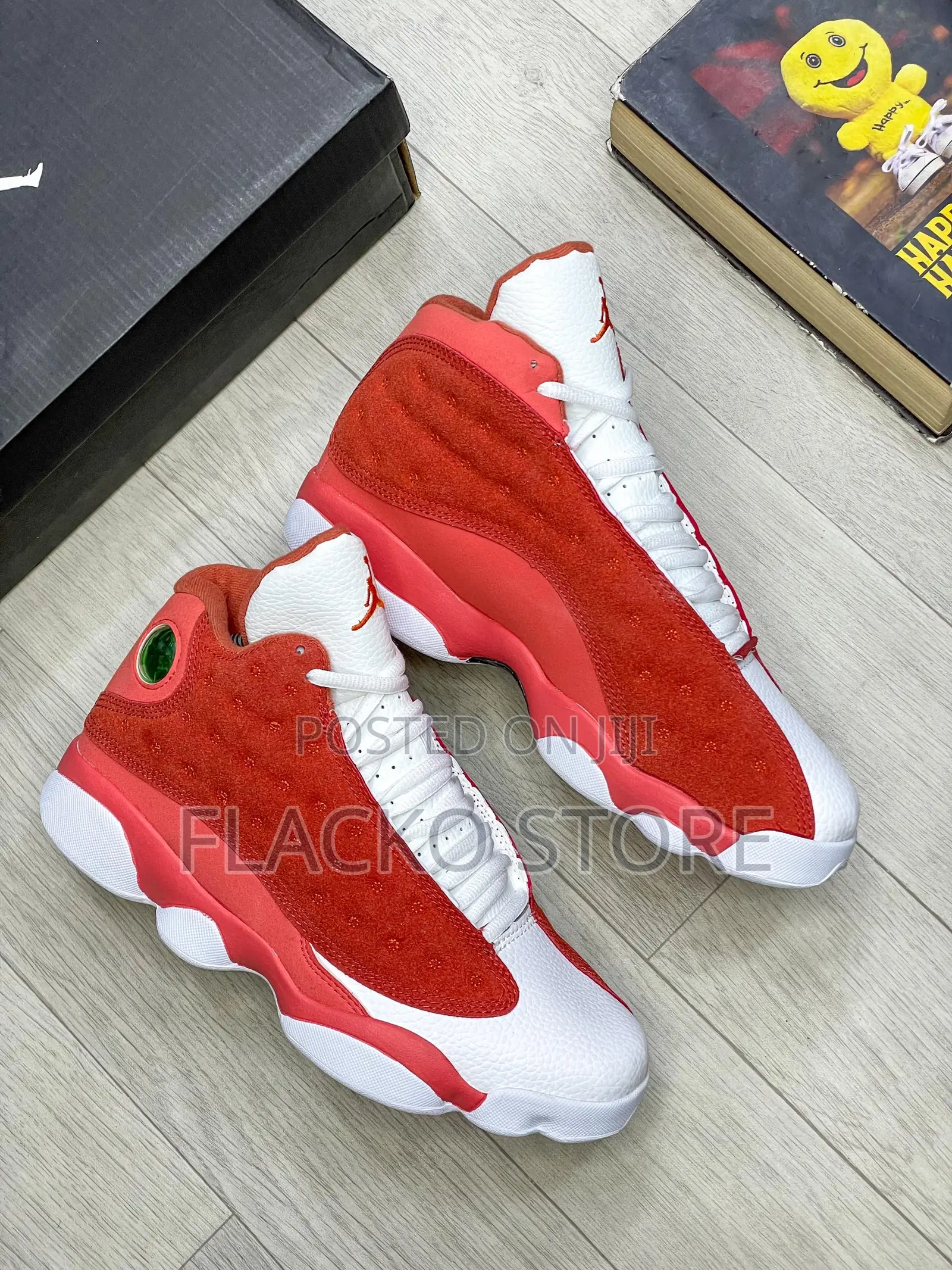 Original Air Jordan 13 Retro Dune Red Sneakers