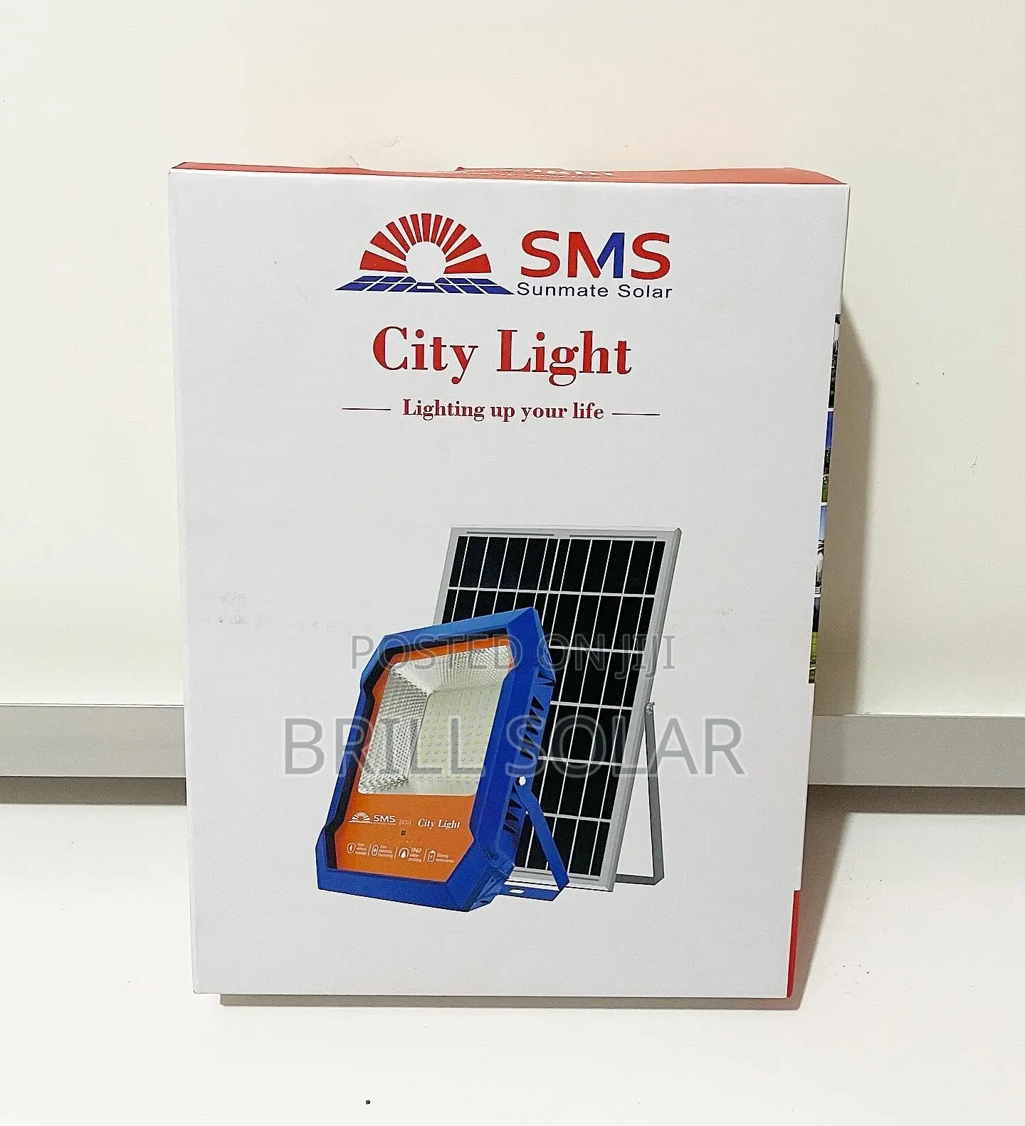 150w SMS Solar Flood Light - City Light