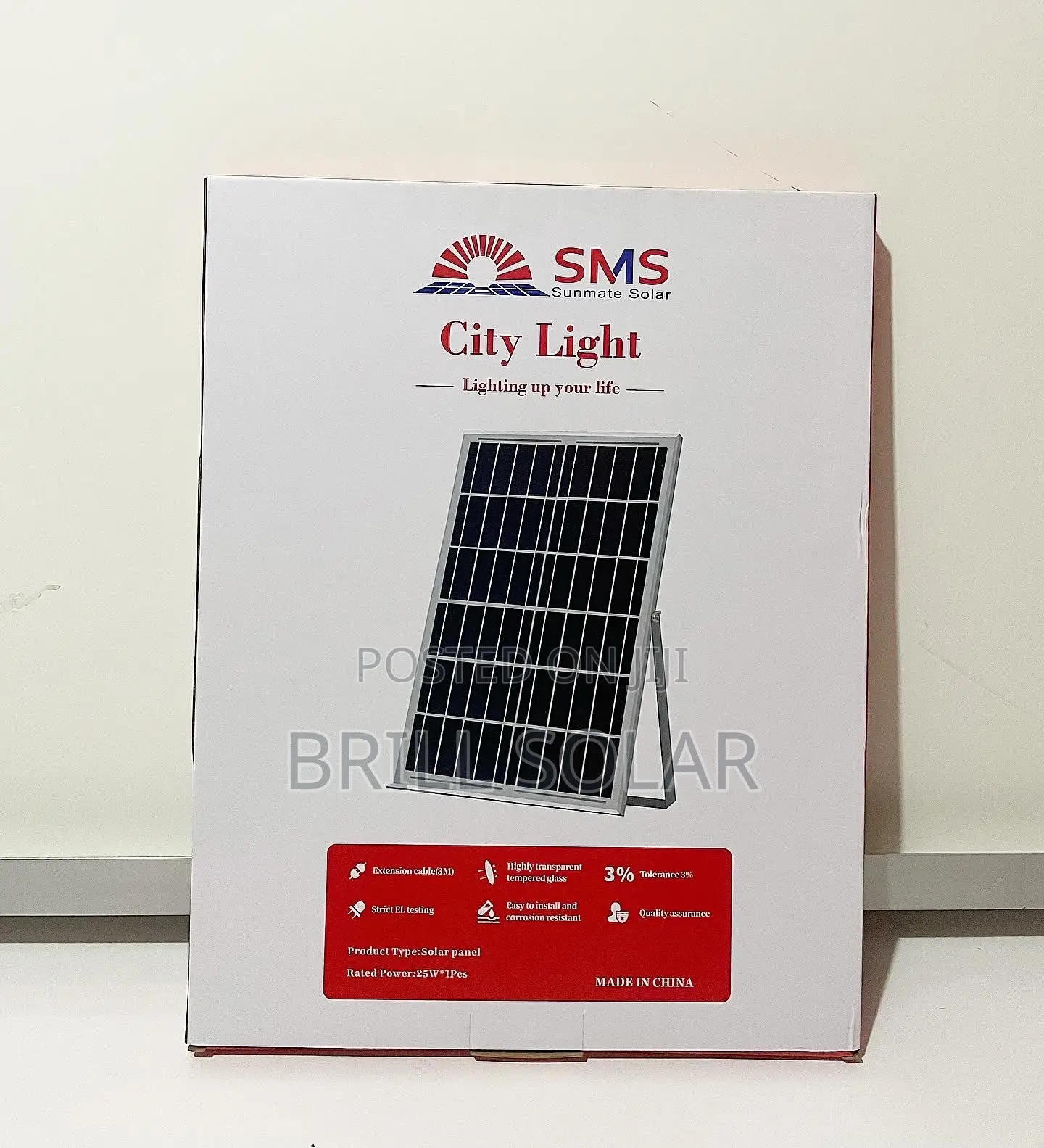 150w SMS Solar Flood Light - City Light