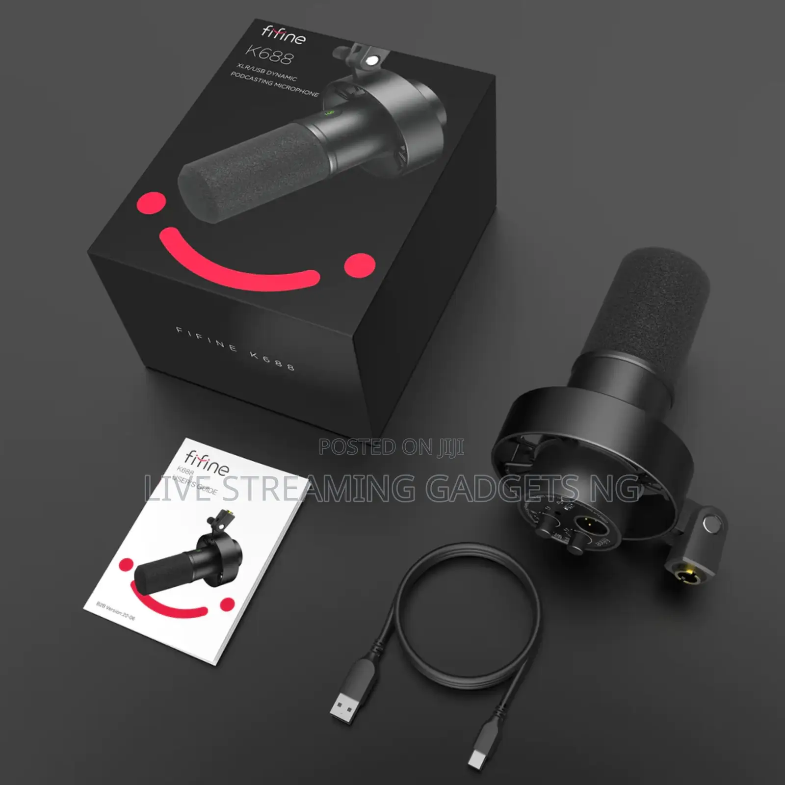 Fifine Dynamic Podcast Microphone