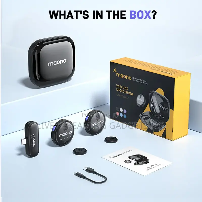 Maono Wm620 Wireless Lavalier Mic