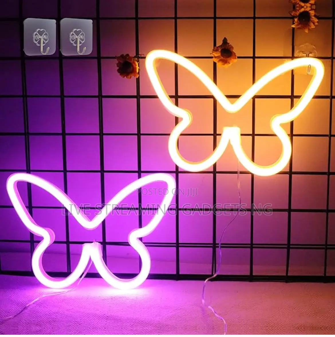 Butterfly Usb Neon Sign LED Light Wall Decor