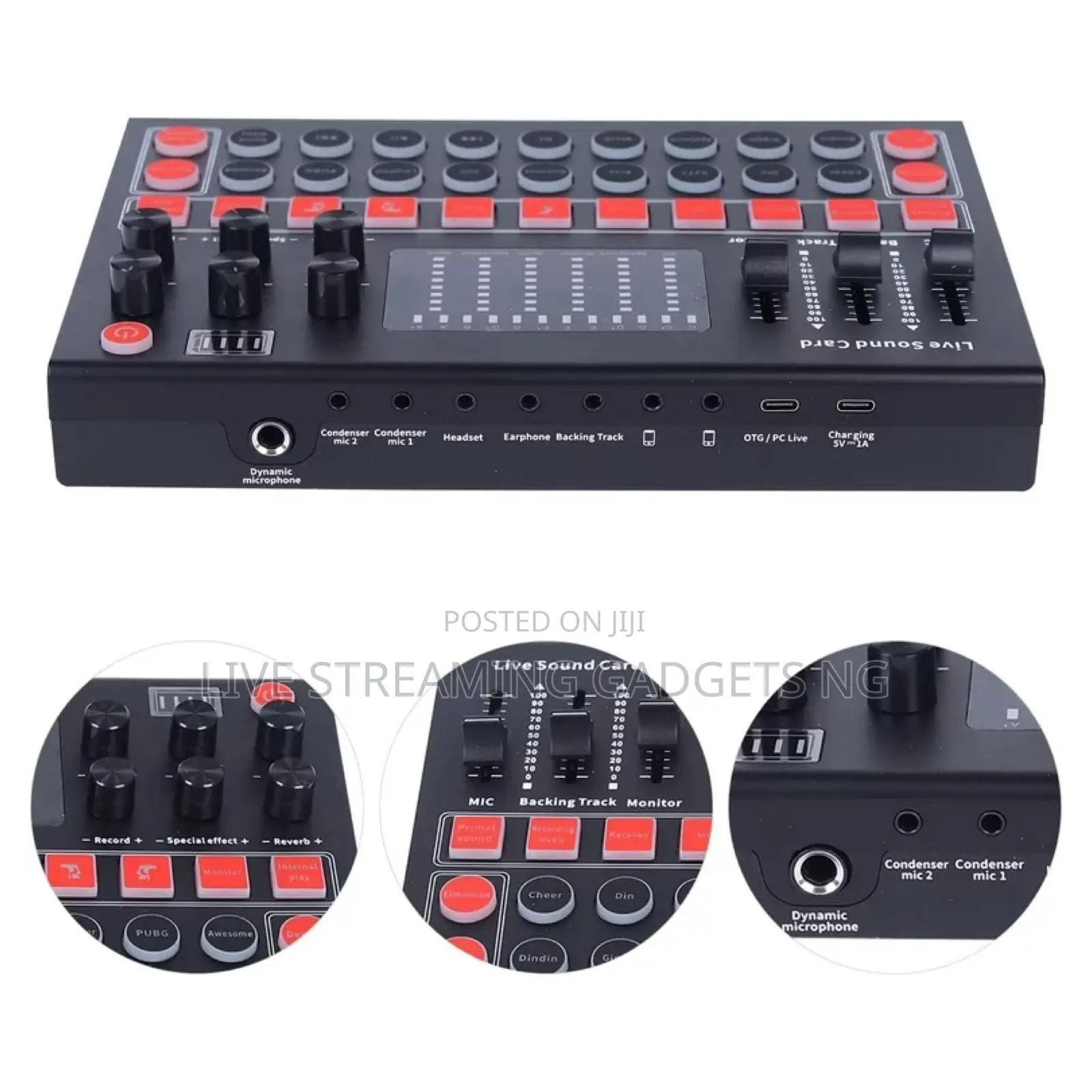 M9 Pro Live Soundcard for Live Streaming