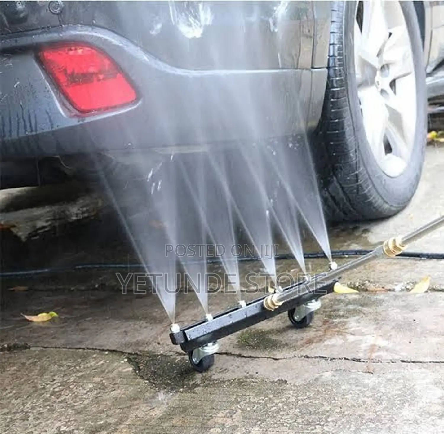 High Pressure Washer Undercarriage Cleaner,6 Nozzle Garden