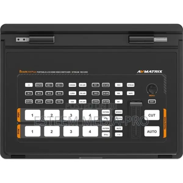 AVMATRIX Shark H4 PLUS 4-channel HDMI Video Switcher With 10