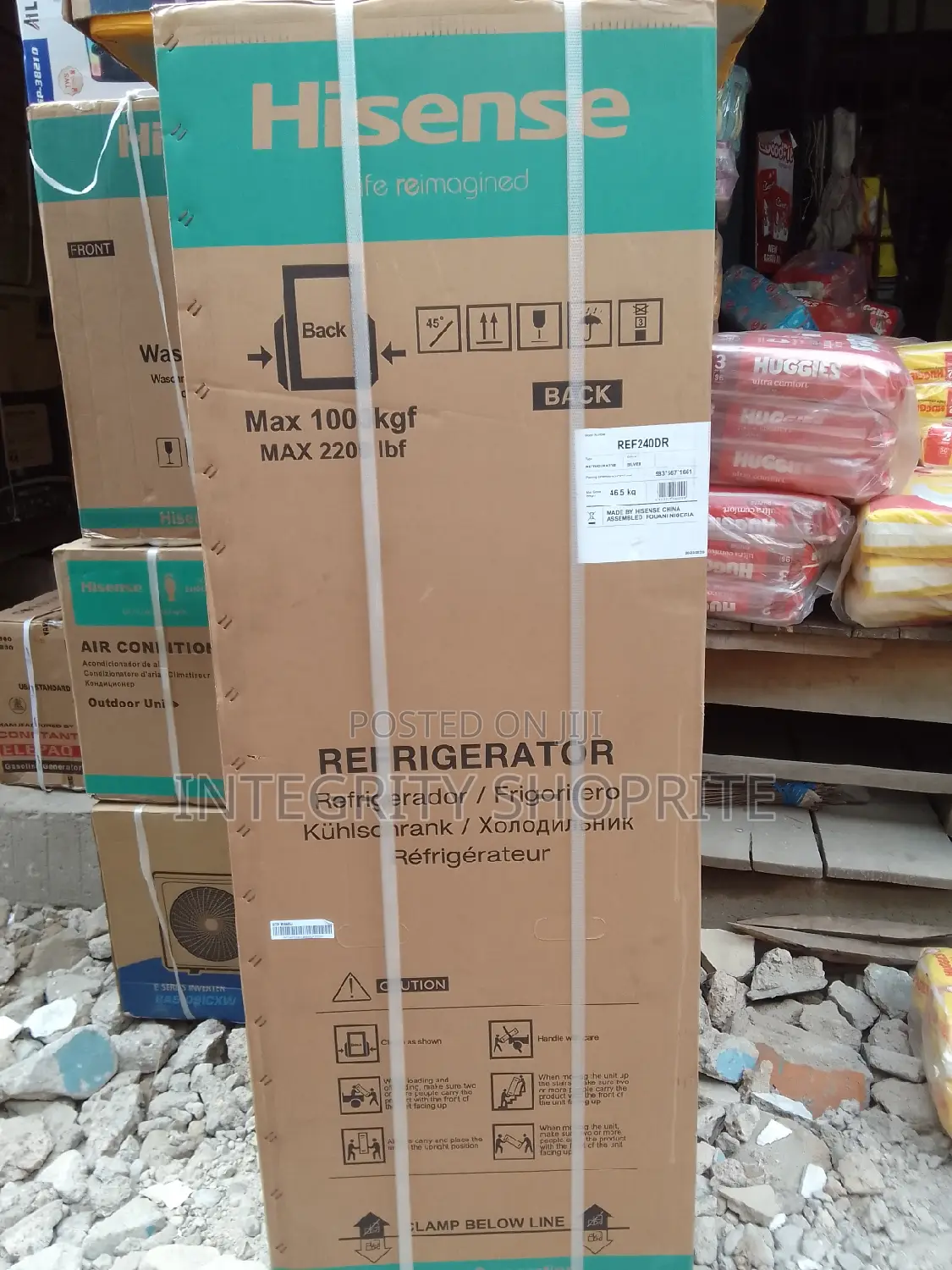 ￼
Hisense 2200L Refrigerator With Bottom Freezer