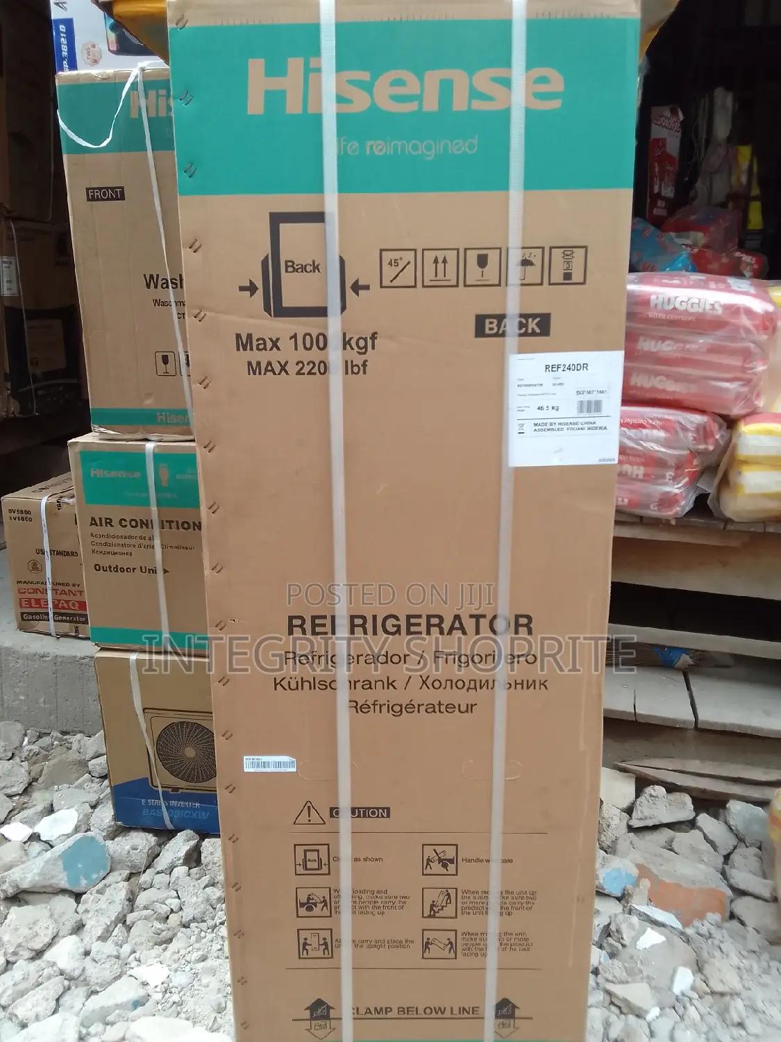 ￼
Hisense 2200L Refrigerator With Bottom Freezer