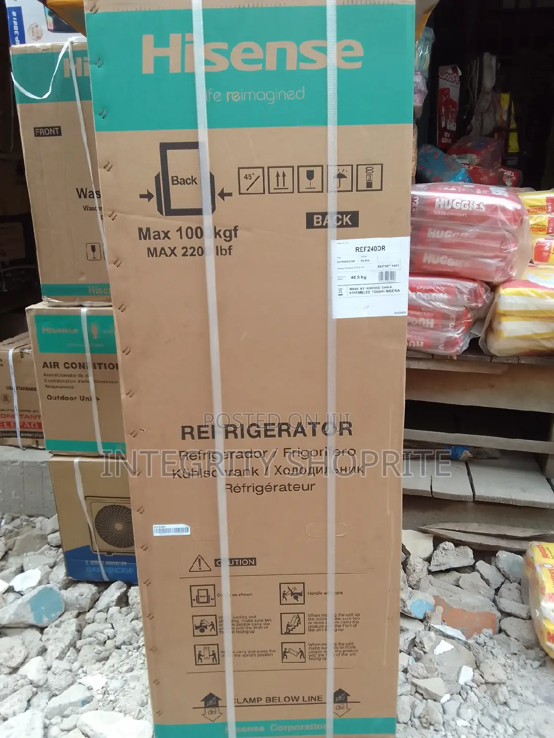 ￼
Hisense 2200L Refrigerator With Bottom Freezer
