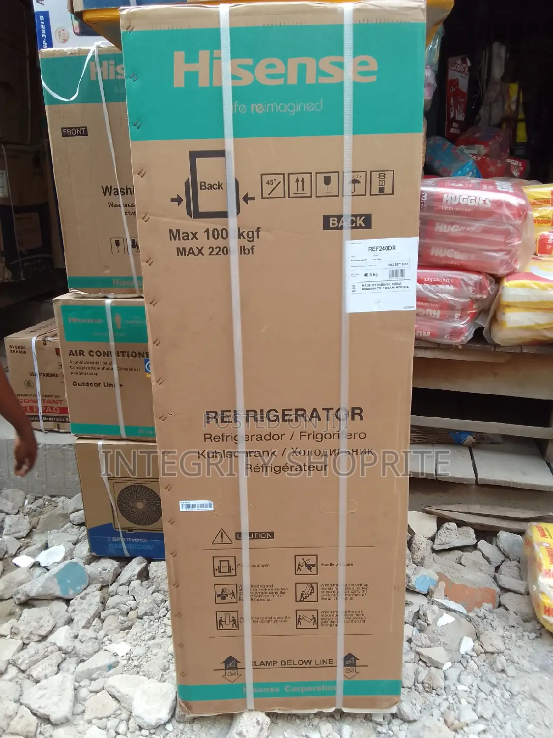 ￼
Hisense 2200L Refrigerator With Bottom Freezer