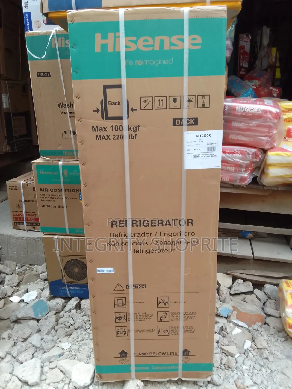 ￼
Hisense 2200L Refrigerator With Bottom Freezer