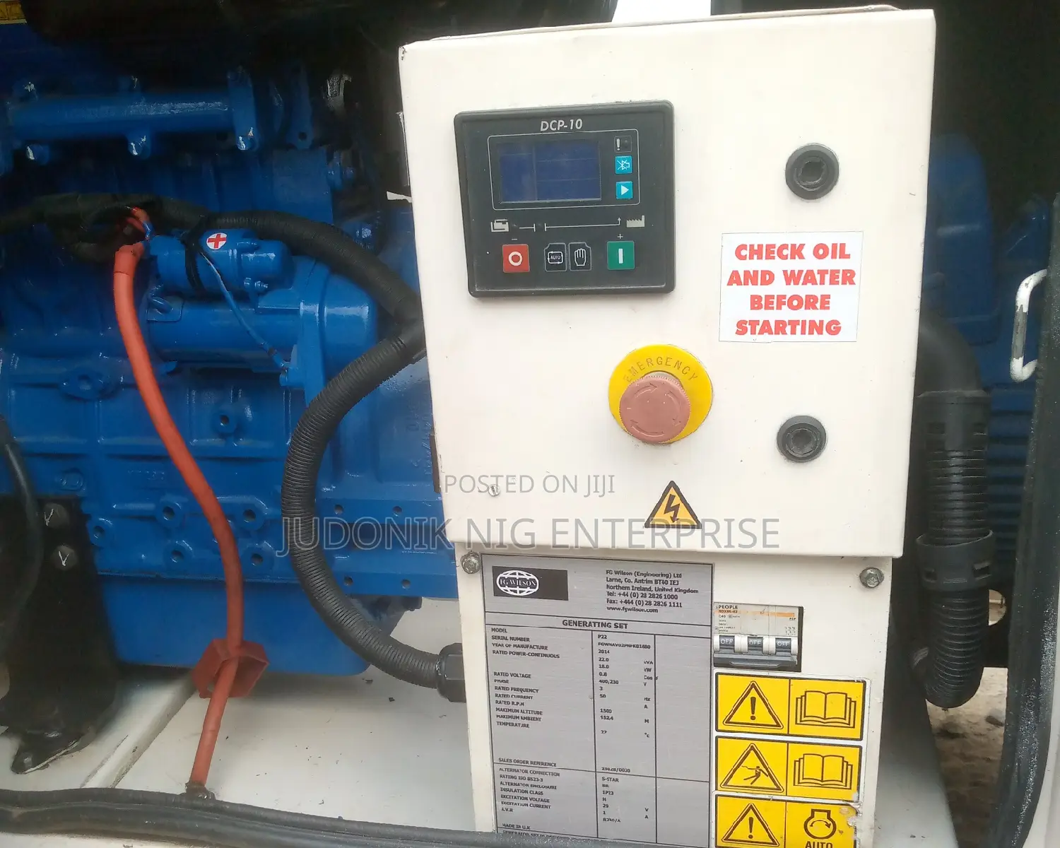 20kva FG WILSON Latest UK Perkins