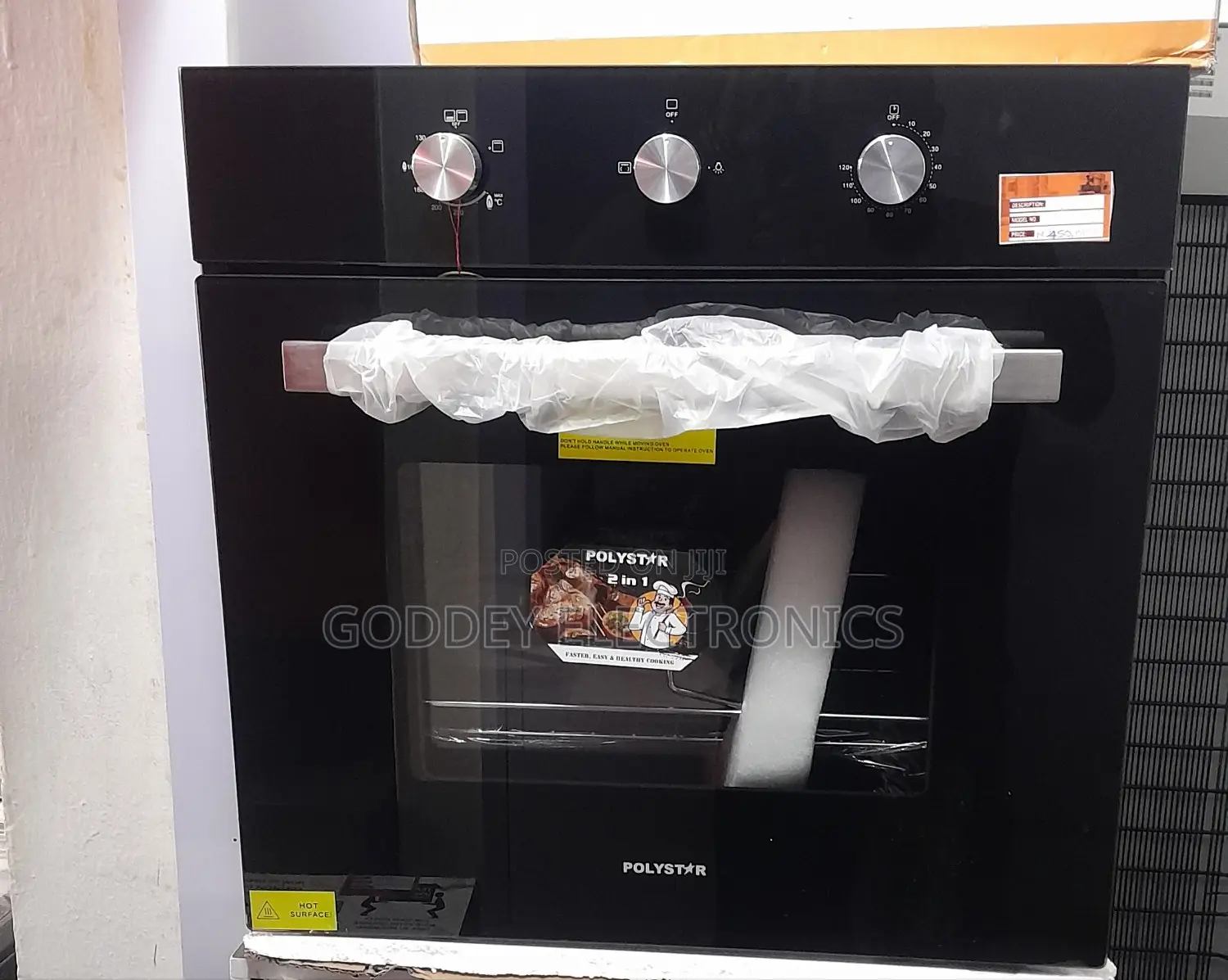 Polystar Inbuilt Oven Electric and Gas 2 Years Warranty