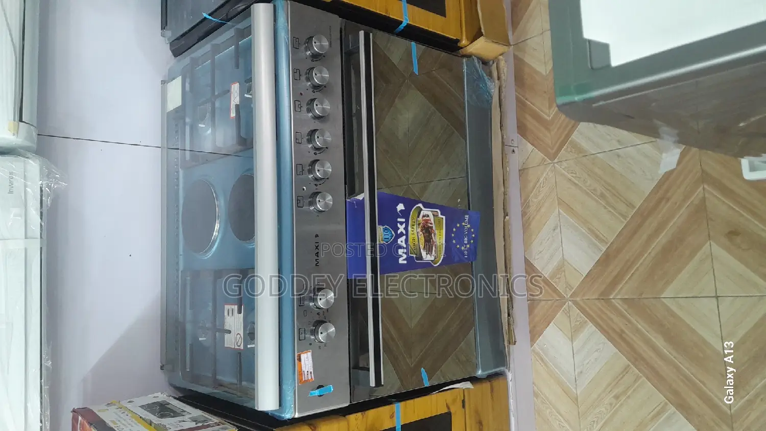 Maxi Standing Gas 60×90 4gas 2 Electric Burners