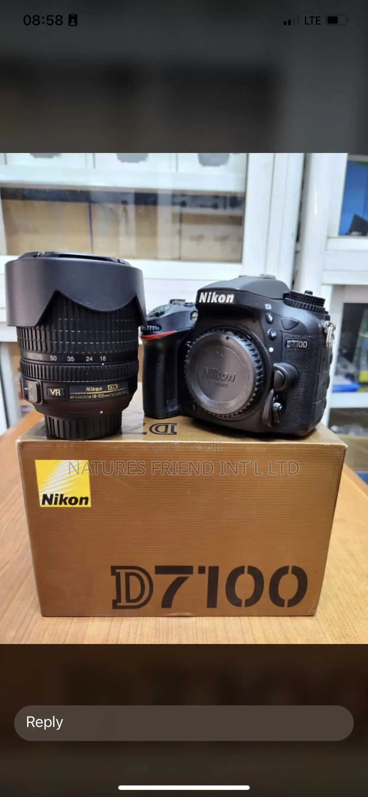 Nikon D7100 With Lens. 18-105mm