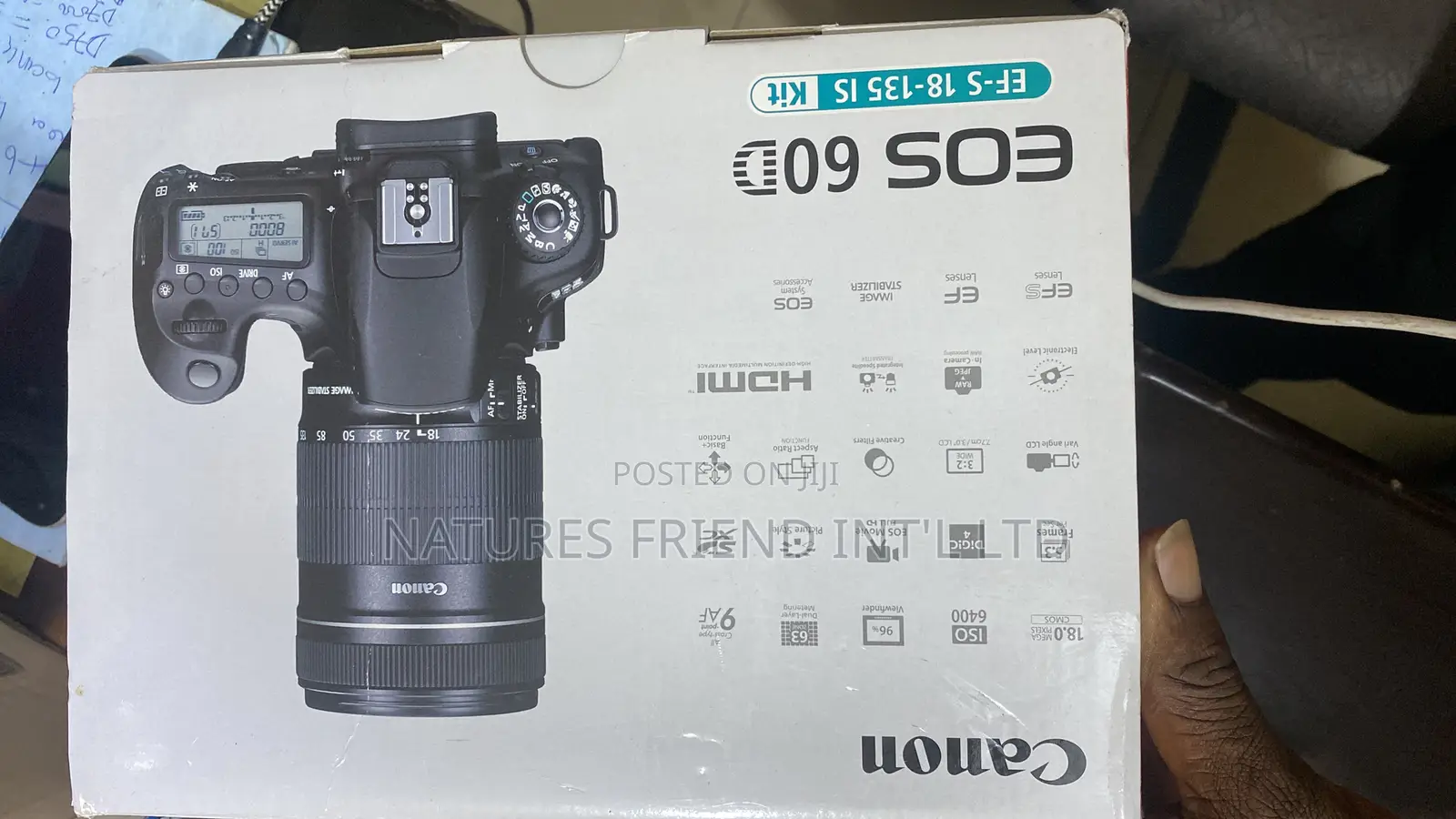 Canon EOS 60D With Lens 18-135mm