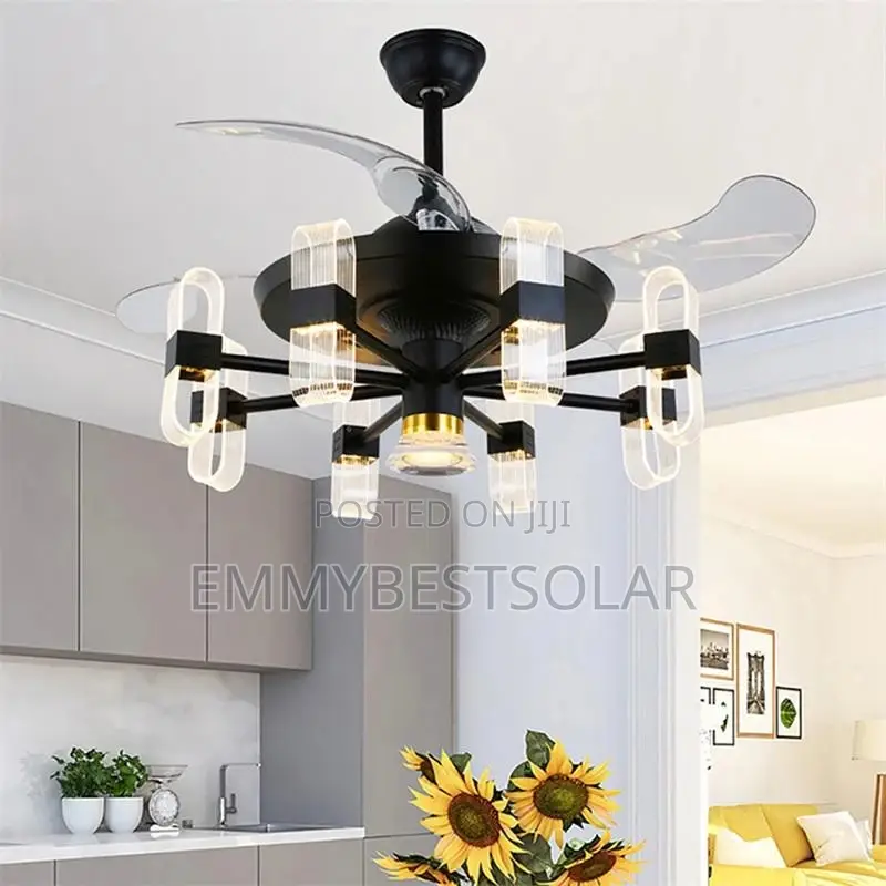 Led Fan Chandelier Light