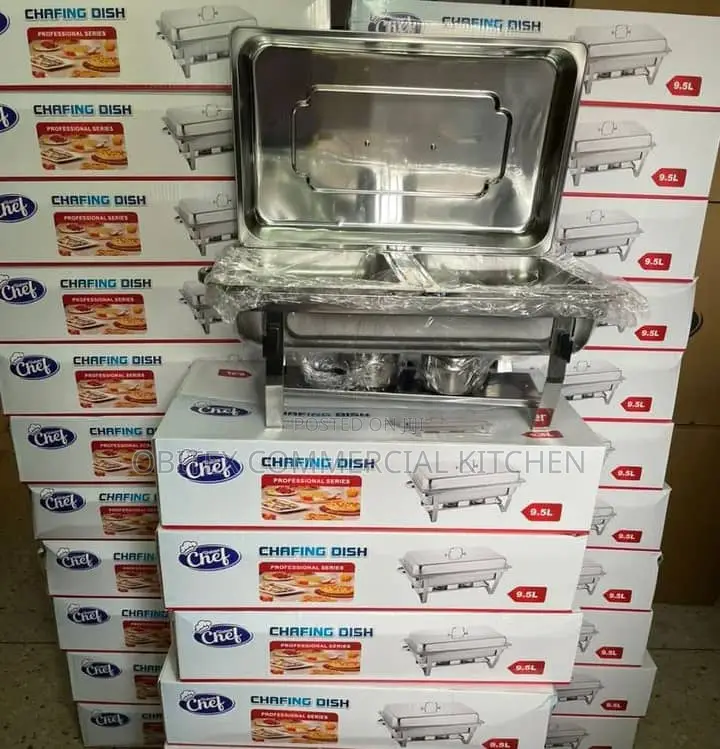 Chaffing Dish Square Shape Available In Quantities For Sale