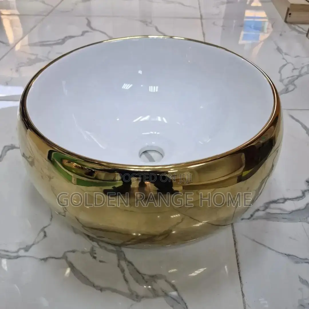 Gold Countertop Basin.
