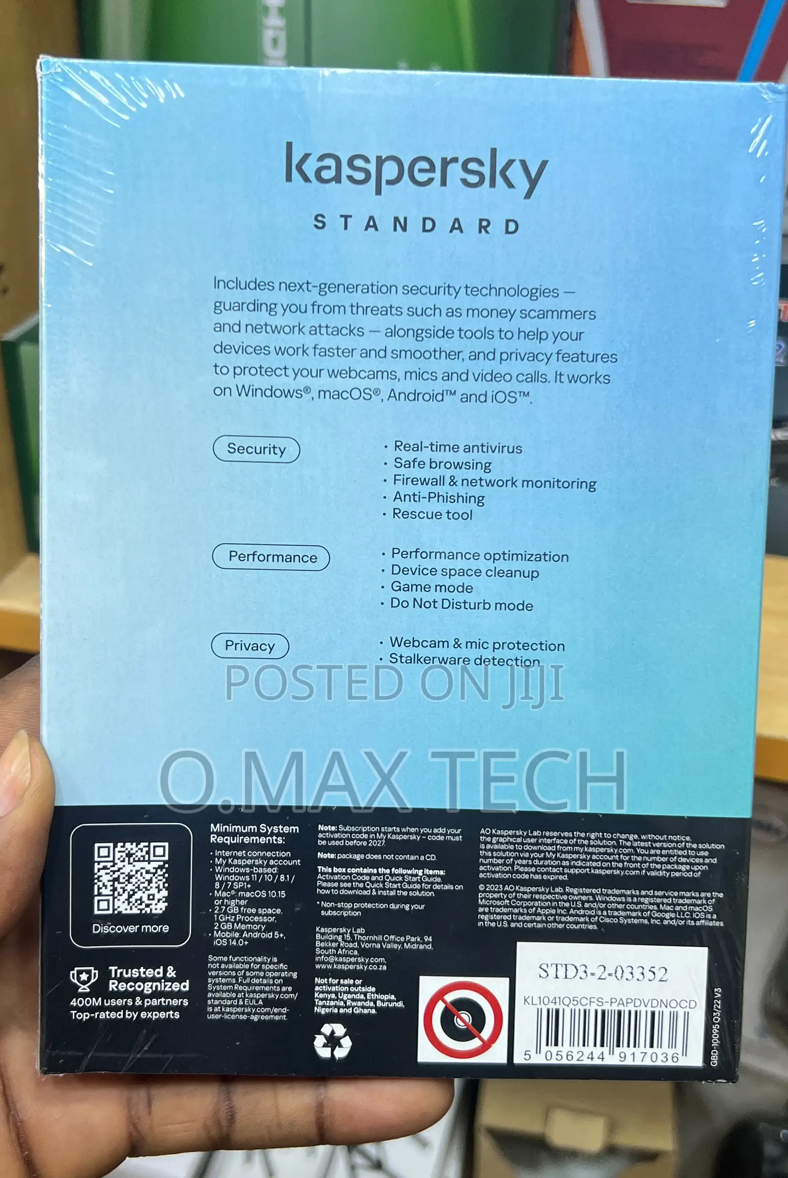 Kaspersky Standard 3user