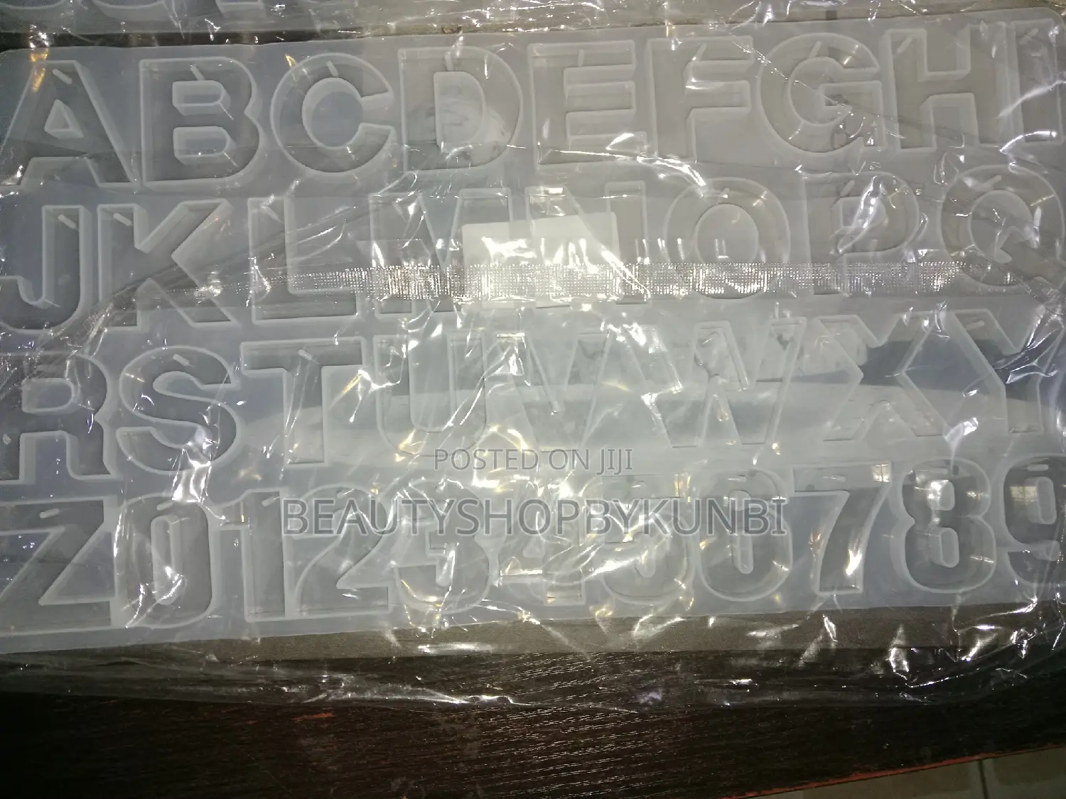 Perforated Letter Mold Alphabet Resin Epoxy Silicone Mold