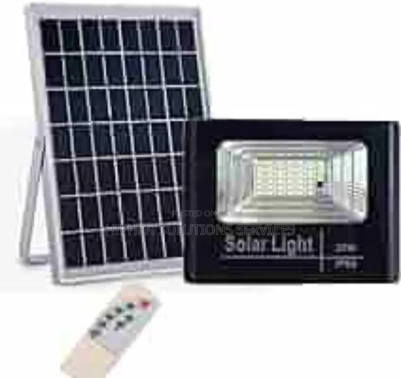 Solar Flood Light Outdoor Remote Control Light