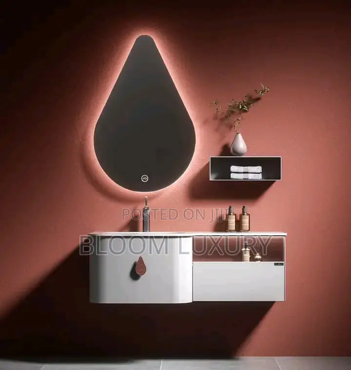 Led Smart Touch Sensor Make-Up Frameless Vanity Mirror,