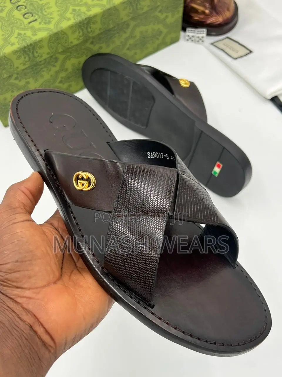 Italian Leather Slipers