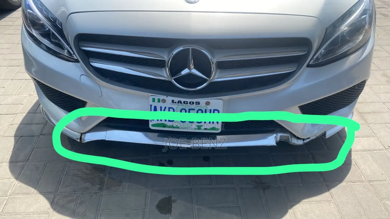 C300 2017 Complete Front Bumper Stainless Crome