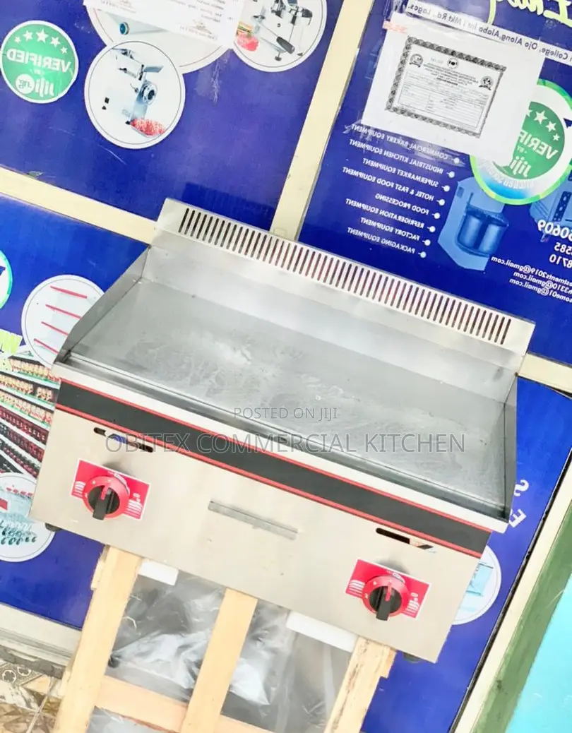 Quality Industrial Stainless Gas Griddle Machine Is Available for Sale