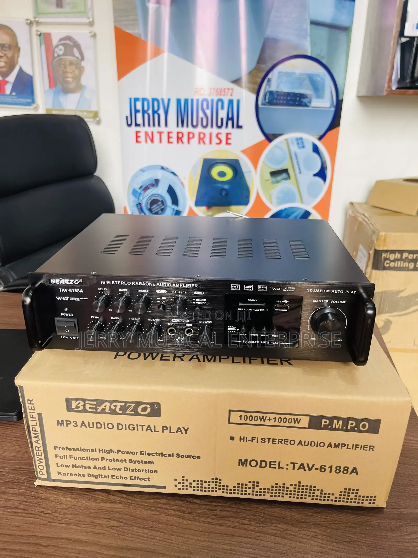 Powered Amplifier for Pop/Ceiling Speakers