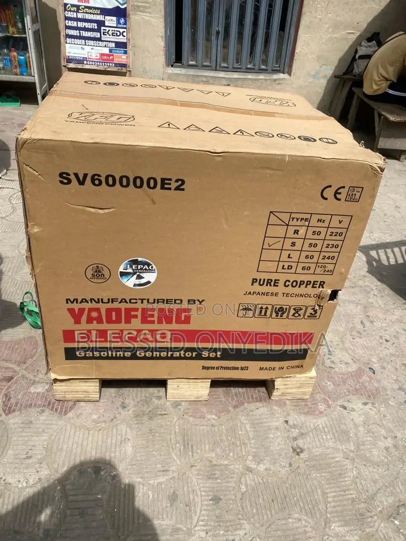 20kva Sv60000e2 Yaofeng Elepaq Generator